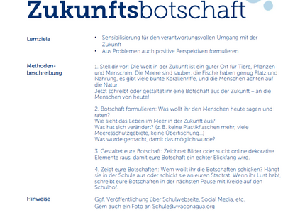 Viva con Agua Unterrichtspaket: Wasser ist Mut