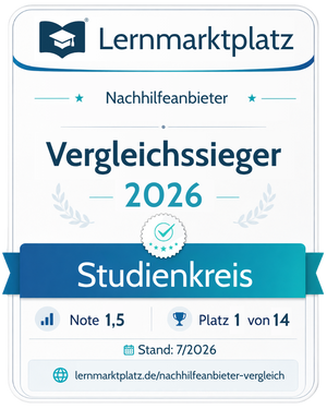 Nachhilfe bei Studienkreis – Angebote, Modelle und Erfahrungen im Überblick Siegel