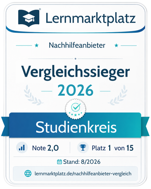 Nachhilfe bei Studienkreis – Angebote, Modelle und Erfahrungen im Überblick Siegel