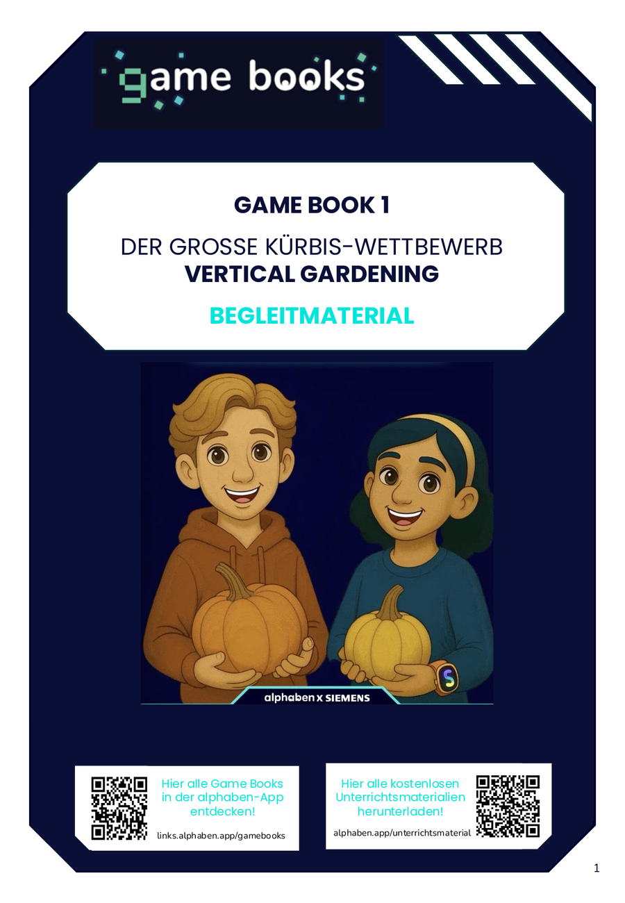 Vertical Gardening – Begleitmaterial zum alphaben Game Book 1
