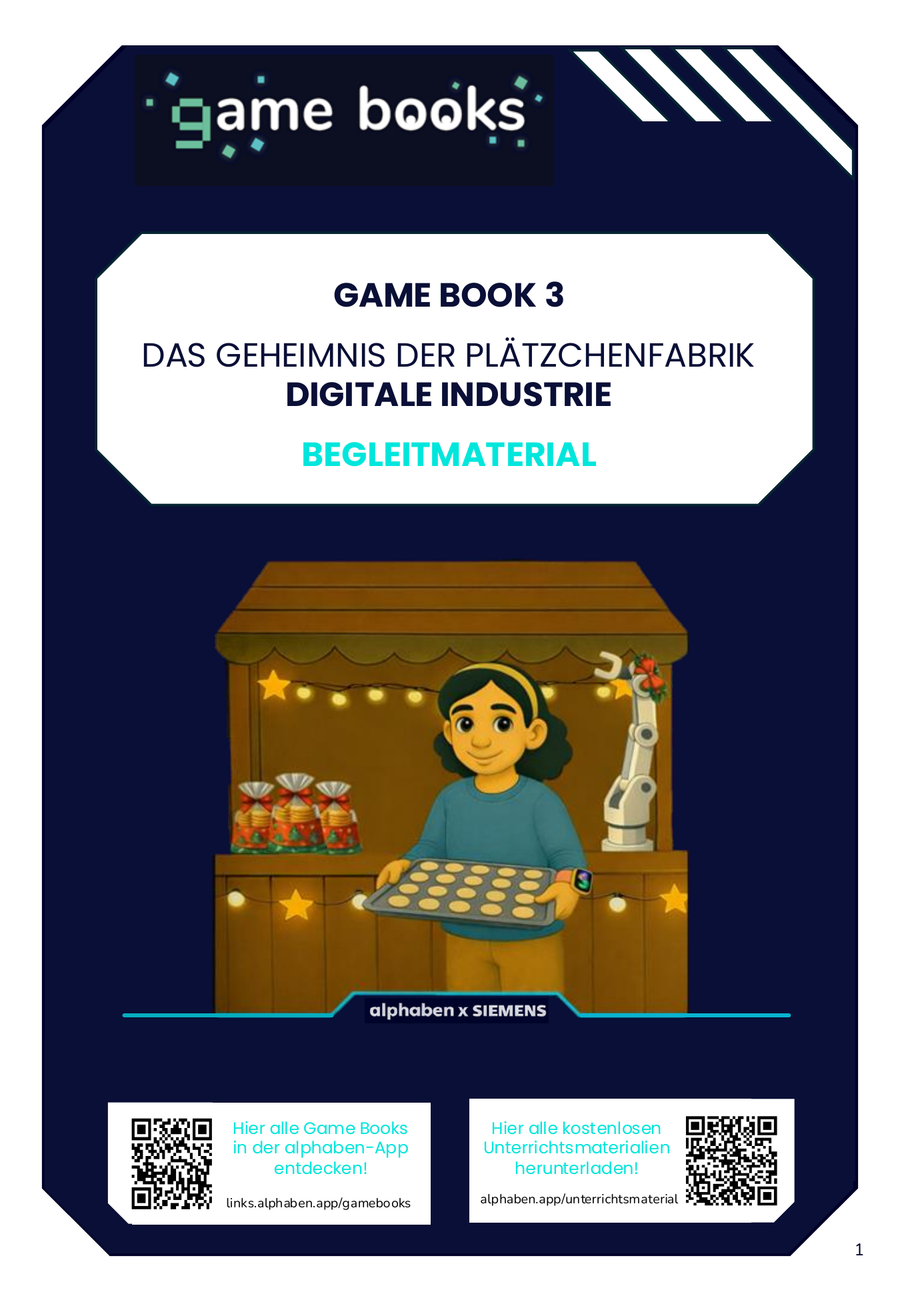 Digitale Industrie – Begleitmaterial zum alphaben Game Book 3
