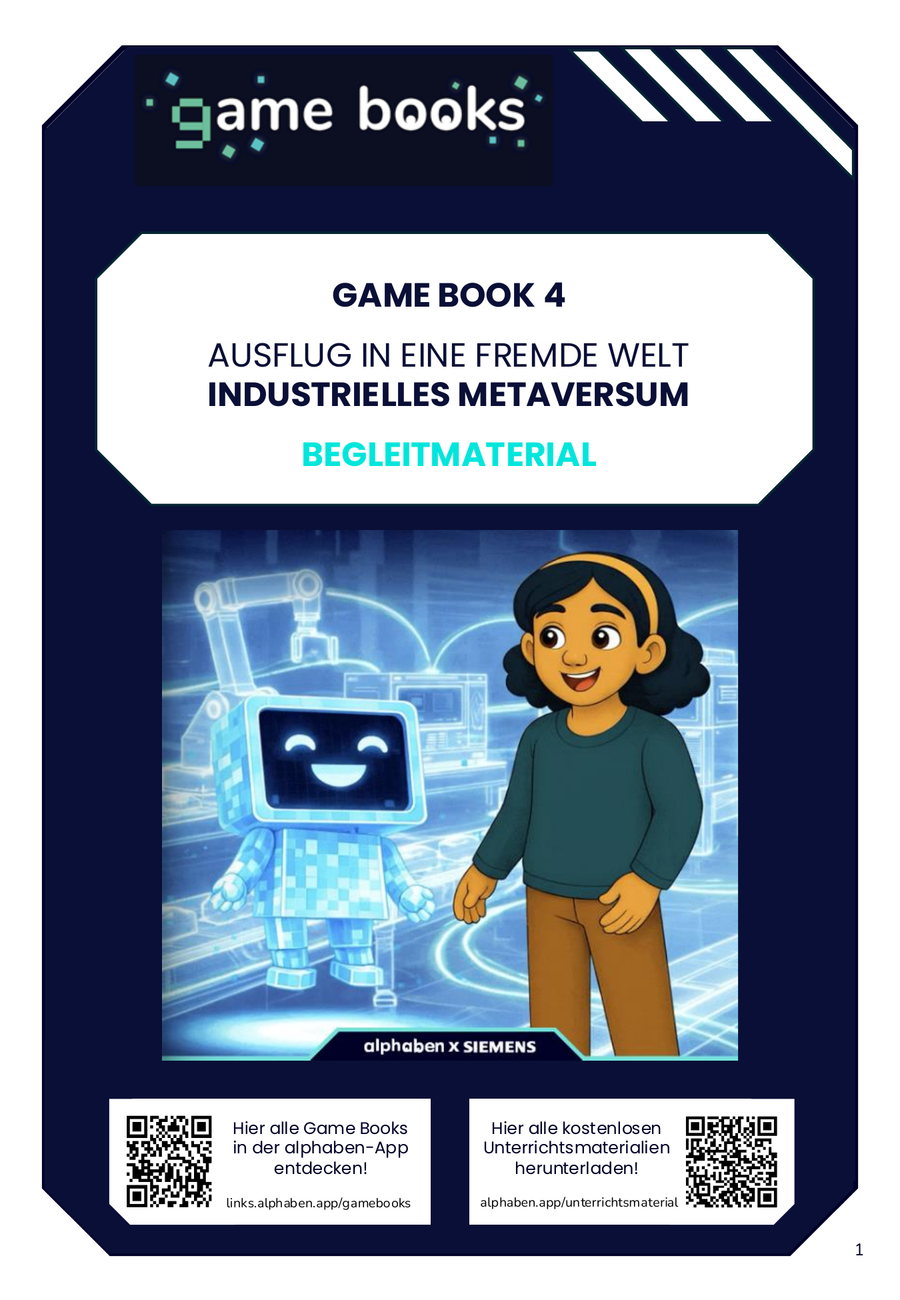 Industrielles Metaversum – Begleitmaterial zum alphaben Game Book 4