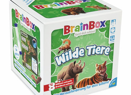 BrainBox Wilde Tiere – Spielschachtel der deutschsprachigen Ausgabe