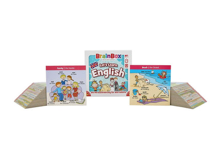 BrainBox Let's Learn English – Beispielkarten mit deutschen und englischen Begriffen