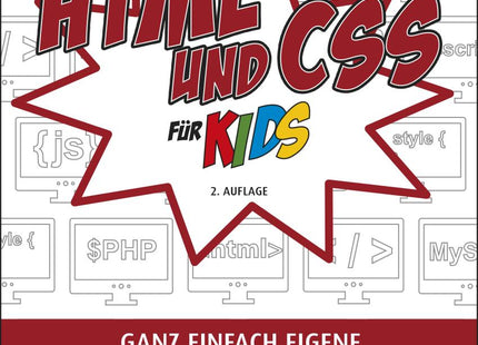 Cover HTML und CSS für Kids von Thomas Kobert, 2. Auflage