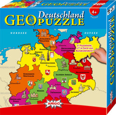 AMIGO GeoPuzzle Deutschland – Lernpuzzle ab 4 Jahren
