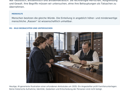 Vorschau des Arbeitsblatts „NS-Ideologie: Denken und Handeln“ für Klasse 8–9