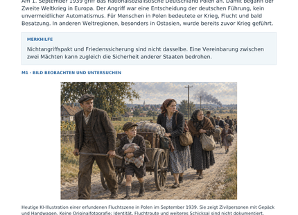 Vorschau des Arbeitsblatts „1939: Der Krieg beginnt in Europa“ für Klasse 8–9