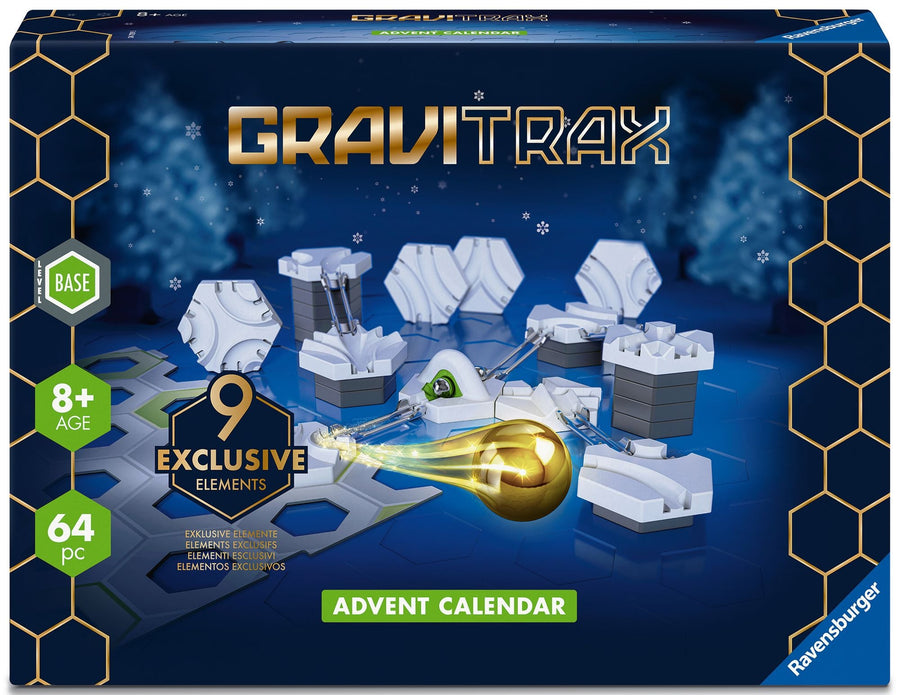 GraviTrax BASE Adventskalender Slopes ab 8 Jahren – Originalverpackung des GraviTrax BASE Adventskalenders Slopes