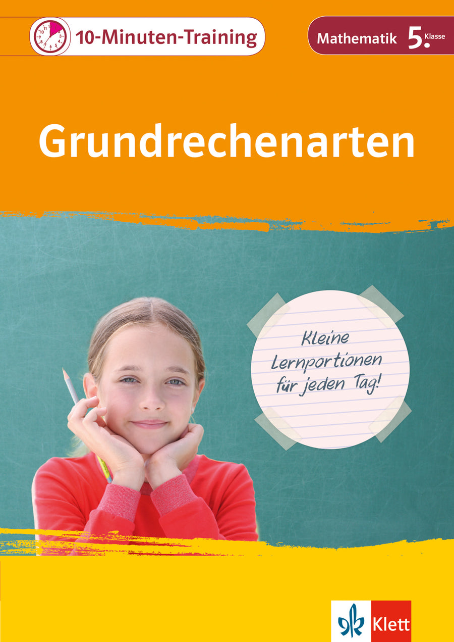 Klett 10-Minuten-Training Mathematik Grundrechenarten 5. Klasse – Buchcover