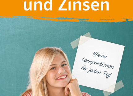 Originalcover: Klett 10-Minuten-Training Mathematik – Prozente und Zinsen, Klasse 6–8