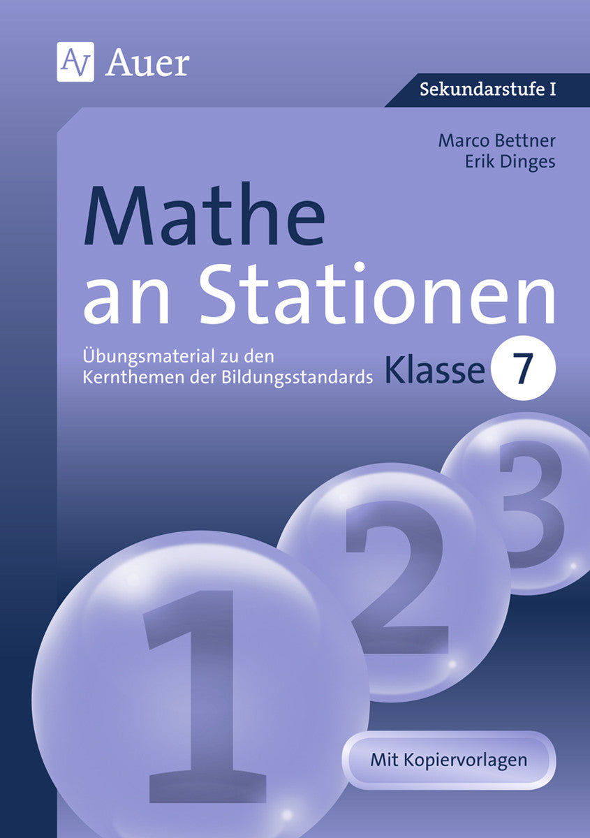 Mathe an Stationen – Klasse 7 – Original-Buchcover