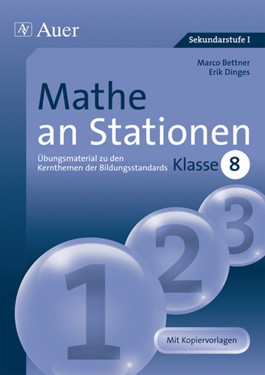 Mathe an Stationen – Klasse 8 – Original-Buchcover