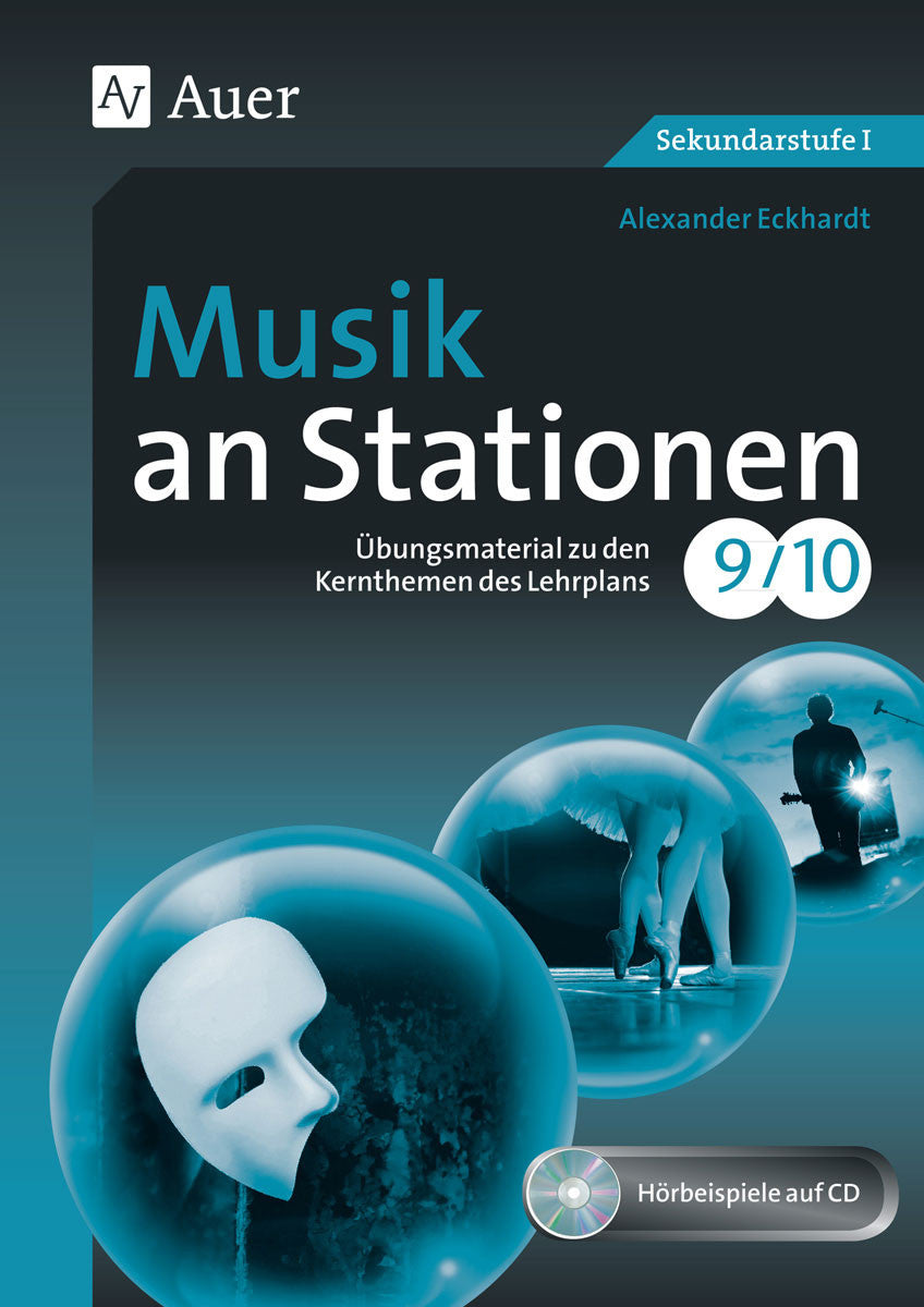 Originalcover: Musik an Stationen 9–10 – mit Audio-CD