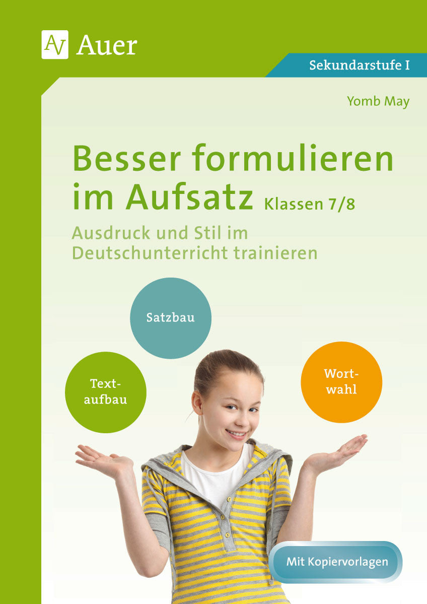 Besser formulieren im Aufsatz – Klasse 7/8 – Original-Buchcover