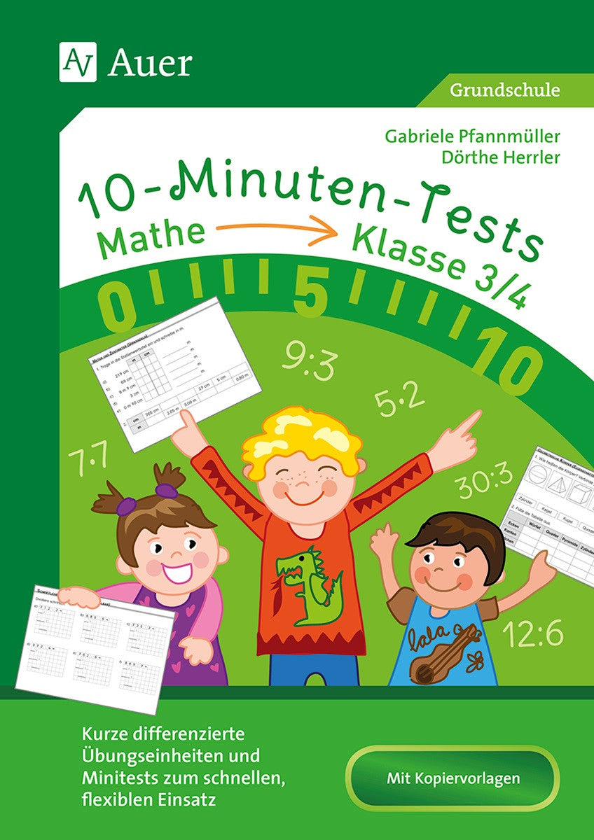 10-Minuten-Tests Mathematik – Klasse 3/4 – Original-Buchcover