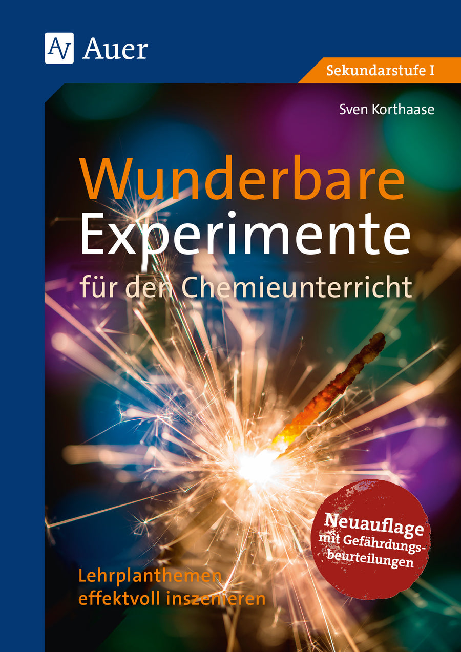 Originalcover: Wunderbare Experimente für den Chemieunterricht – Klasse 5–10