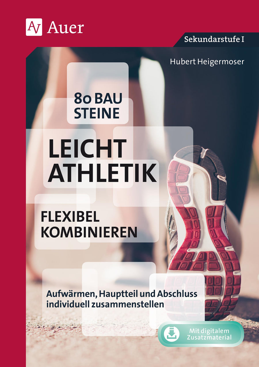 Originalcover: 80 Bausteine Leichtathletik – flexibel kombinieren, Klasse 5–10