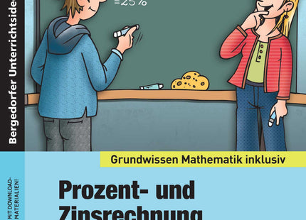 Prozent- und Zinsrechnung – Inklusionsmaterial, Klasse 6–9 – Original-Buchcover