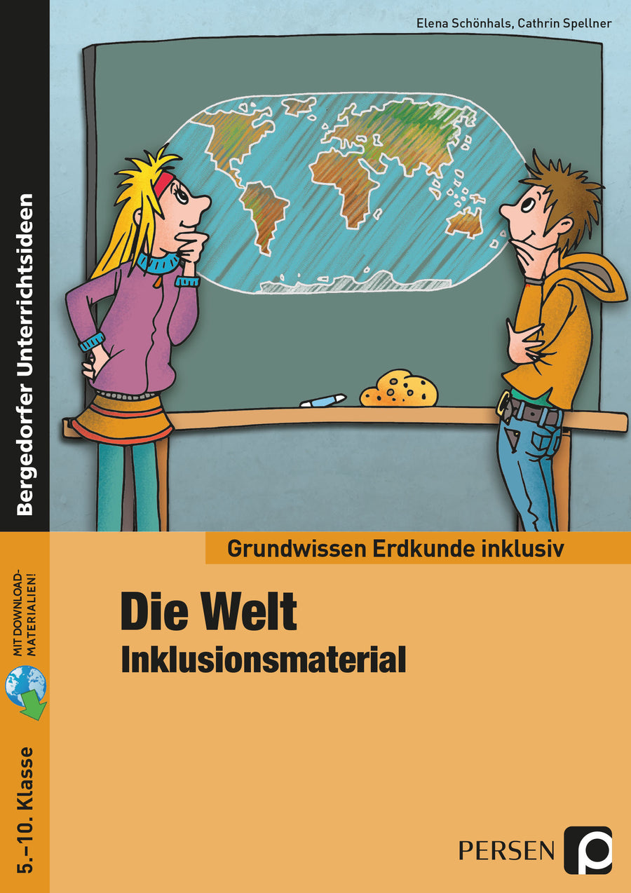 Die Welt – Inklusionsmaterial Erdkunde, Klasse 5–10 – Original-Buchcover