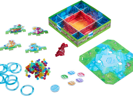 Funkelschatz – Spielmaterial mit Eisringen, Funkelsteinen und Drachenhöhlen