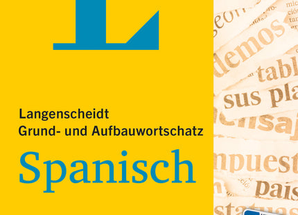 Cover: Langenscheidt Grund- und Aufbauwortschatz Spanisch A1–B2