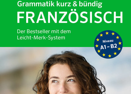 Cover: PONS Grammatik kurz & bündig Französisch, Niveau A1–B2