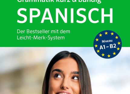 Cover: PONS Grammatik kurz & bündig Spanisch, Niveau A1–B2