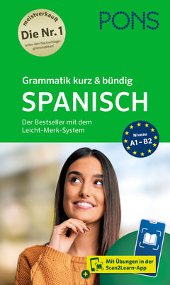 PONS Grammatik kurz & bündig Spanisch – Regeln und Übungen A1–B2