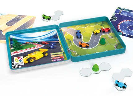 Pole Position: Rennstrecken, magnetische Teile und Aufgabenheft
