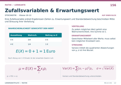 Zufallsvariablen & Erwartungswert – Mathe Lernkarte A5