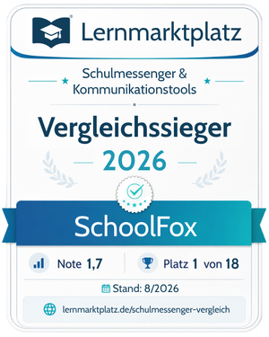 SchoolFox – digitale Kommunikations‑ & Organisations‑App für Schulen Siegel