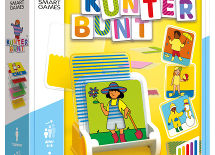SmartGames Kunterbunt: deutsche Verpackung des Vorschulspiels