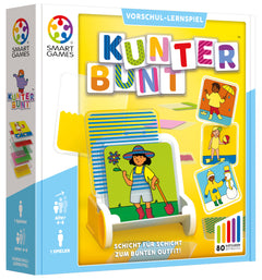 SmartGames Kunterbunt – Farben- und Musterspiel ab 4 Jahren