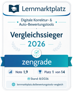 zengrade im Test – Funktionen, Preise & Erfahrungen für Lehrkräfte Siegel